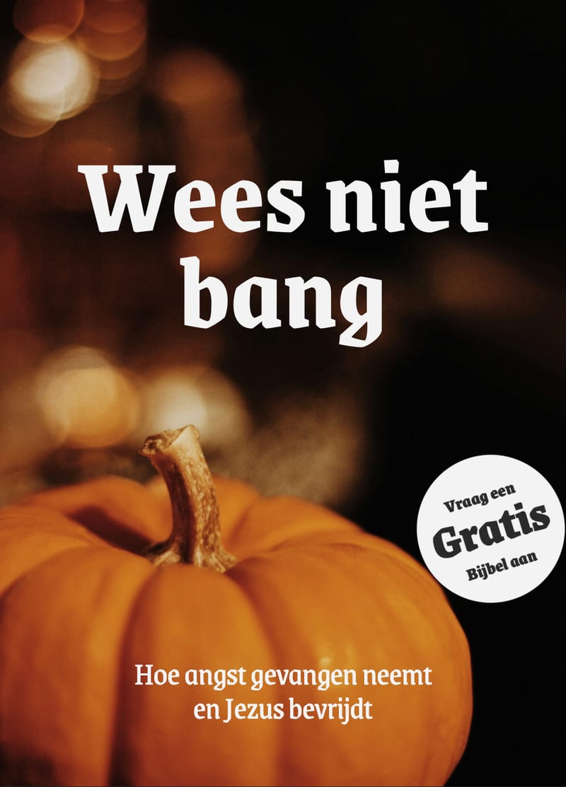 Voorbeeld: Folder: Wees niet bang